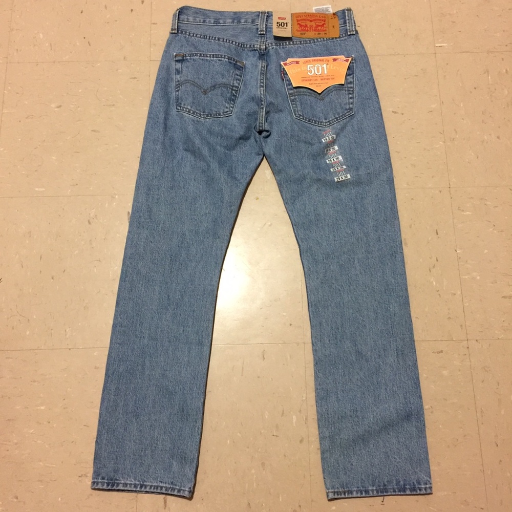 NWT Levi's original 501 mid-rise straight leg - Picture 3 of 3